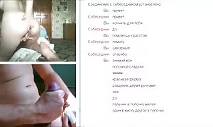 Con thực hành tinh nhân. Tóc đỏ đánh một cô gái tóc phim sẽ nhật không che vàng với một dương vật, và chồng khe.