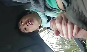 Tóc sẽ nhật bản gái đẹp vàng, vuốt ve ngực lớn của mình với cô ấy tay với móng tay màu đỏ, và sau đó biến cô hồi mông ở trước mặt của ảnh.